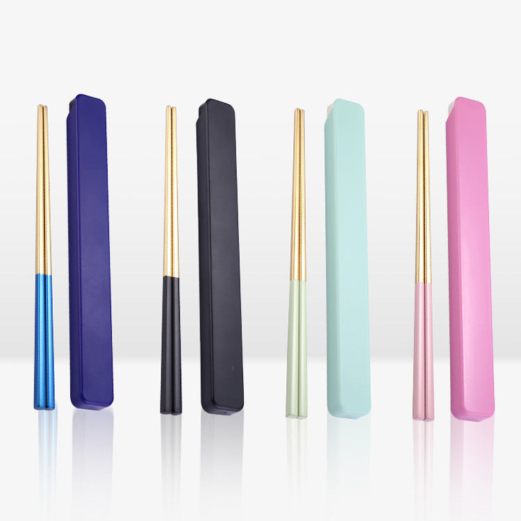 STAINLESS STEEL CHOPSTICK SET Cutlery by Gifthub SG | Gifthub SG