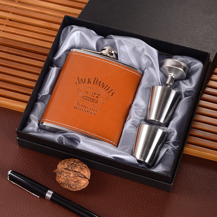 WHISKEY HIP FLASK leather hip flask 50 $17.58 FREE (12-14 days) Flask by Gifthub SG | Gifthub SG