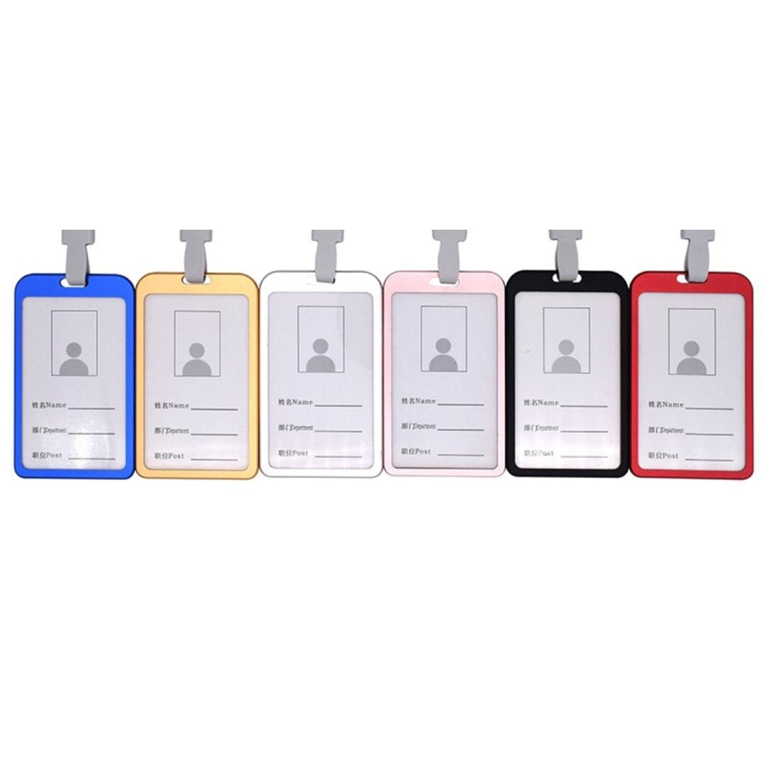 Customised aluminium card holder Singapore corporate gift with engraved company logo