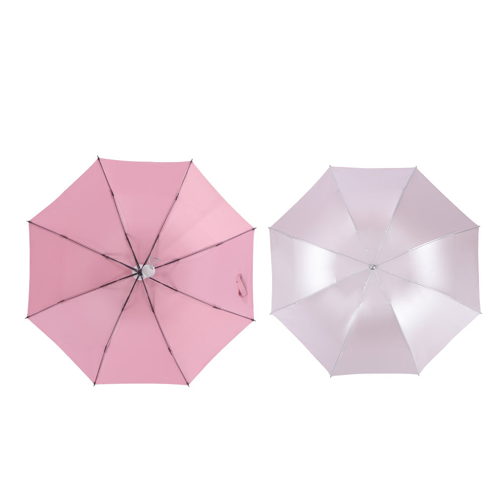 21" MINI V2 PONGEE UMBRELLA Pink Umbrella by Gifthub SG | Gifthub SG