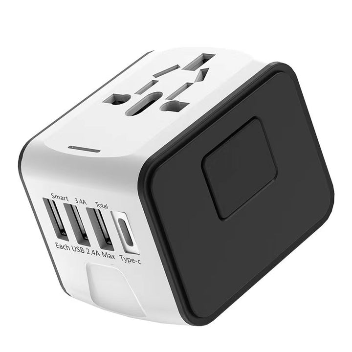 3 + 1 TYPE C UNIVERSAL TRAVEL ADAPTER White 50 $18.32 FREE (12-14 days) Universal Adapter by Gifthub SG | Gifthub SG