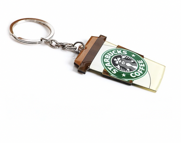 ACRYLIC starbucks KEYCHAIN