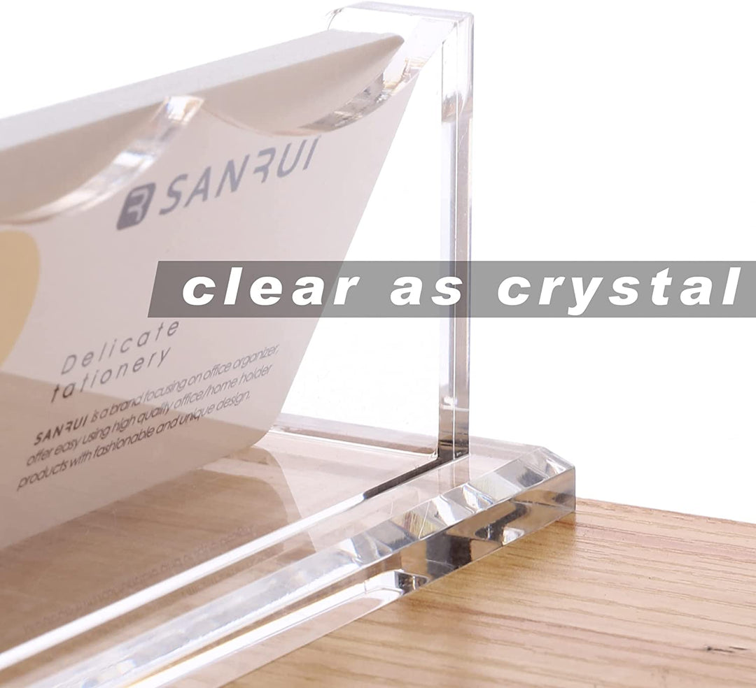 ACRYLIC NAMECARD DESK HOLDER - Gifthub SG