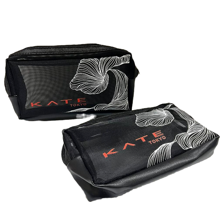 Branded makeup bag with embroidery logo custom corporate gifting Singapore