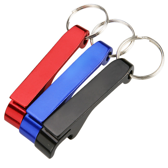 METALLIC BOTTLE OPENER KEYCHAIN