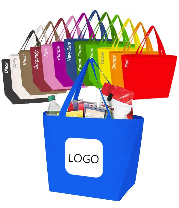 Custom Logo Reusable Shopping Totes - Gifthub SG