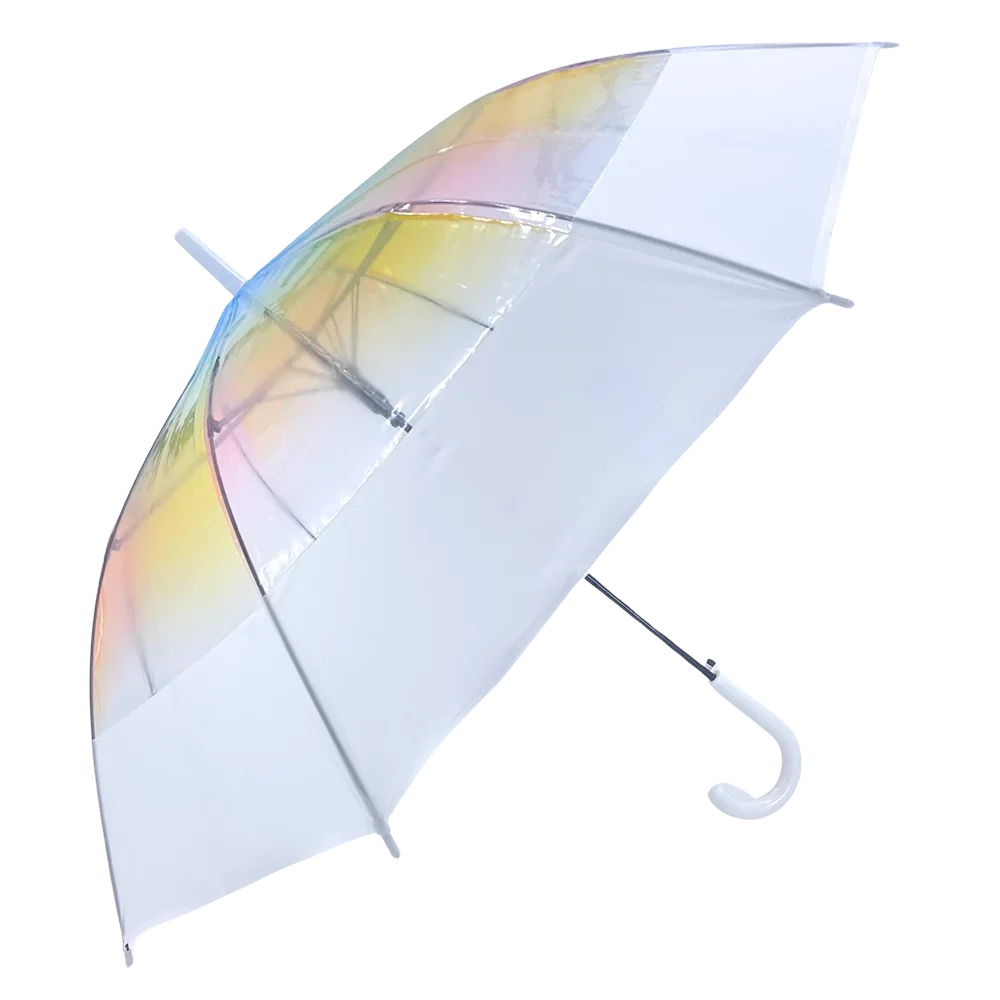 Custom Logo Transparent Umbrella - Gifthub SG