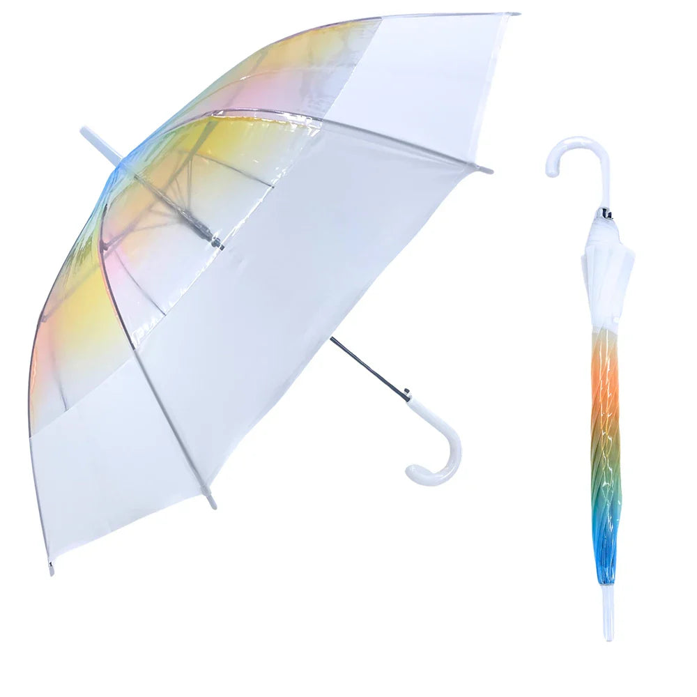 Custom Logo Transparent Umbrella - Gifthub SG