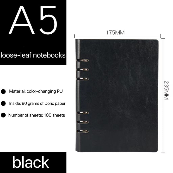 A5 PU RING NOTEBOOK - Gifthub SG