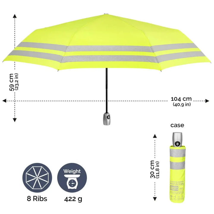 Safety Reflective Umbrella with Auto Open - Gifthub SG