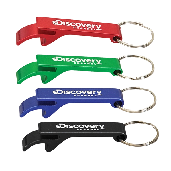 METALLIC BOTTLE OPENER KEYCHAIN