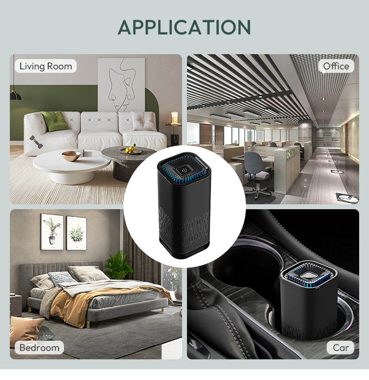 Low Noise USB Portable Air Purifier