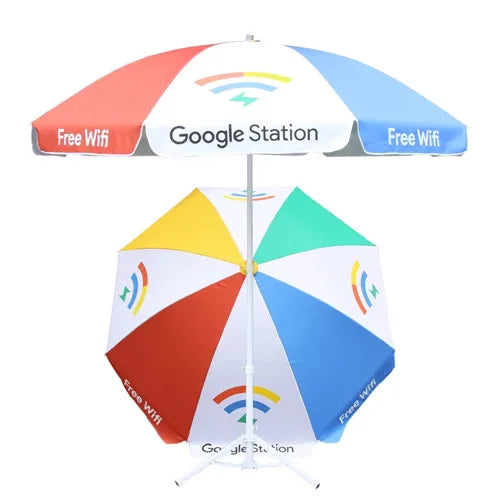 Customizable Manual Portable Beach Parasols - Gifthub SG