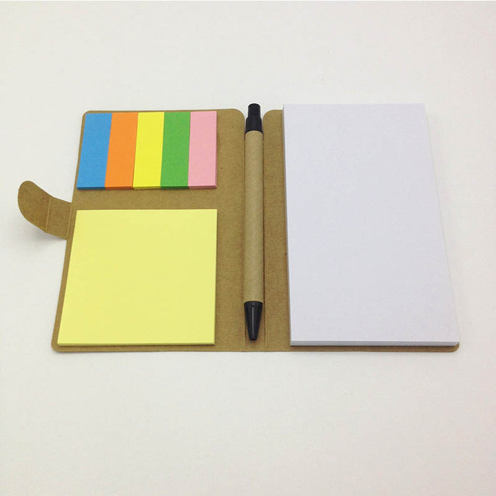 ECO RECTANGLE NOTEPAD WITH PEN