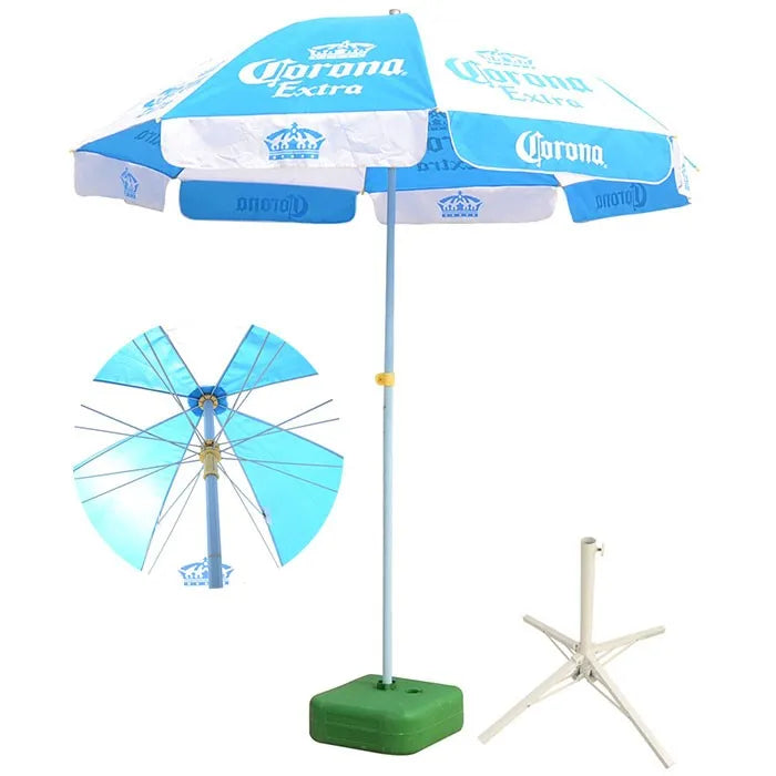 Customizable Manual Portable Beach Parasols - Gifthub SG