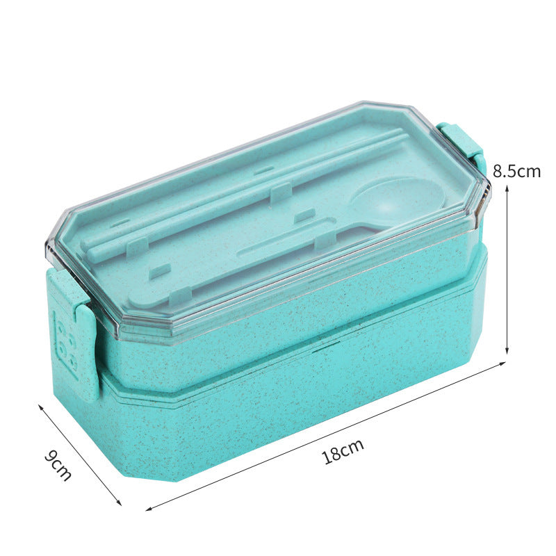 ECO WHEAT LUNCH BOX W CUTLERY