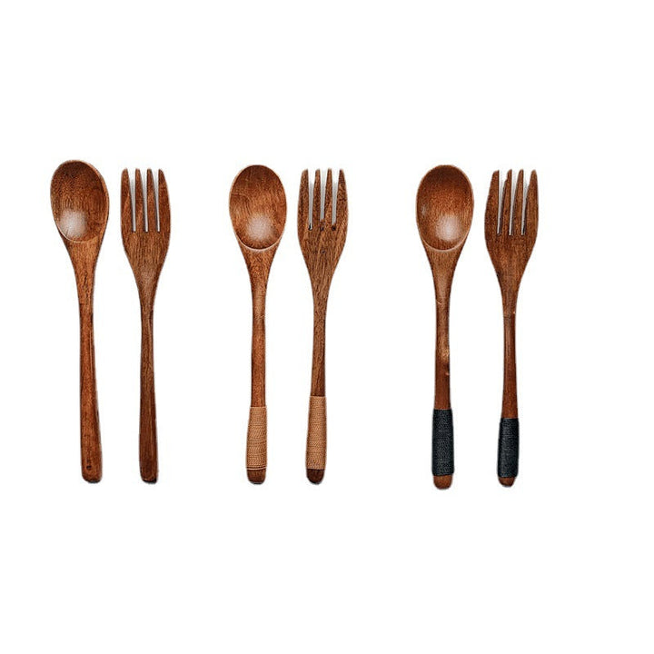 JAPANESE SOLID WOOD CUTLERY SET - Gifthub SG