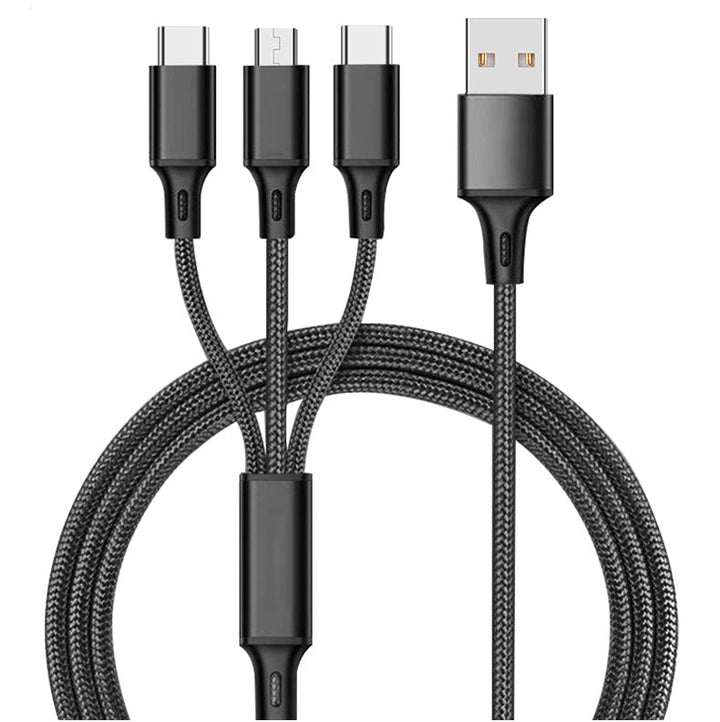 3 IN 1 FLASHY USB CHARGING CABLE - Gifthub SG