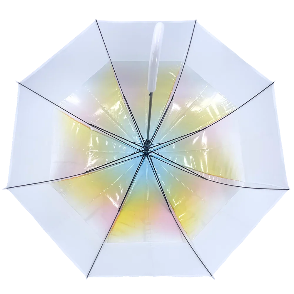 Custom Logo Transparent Umbrella - Gifthub SG