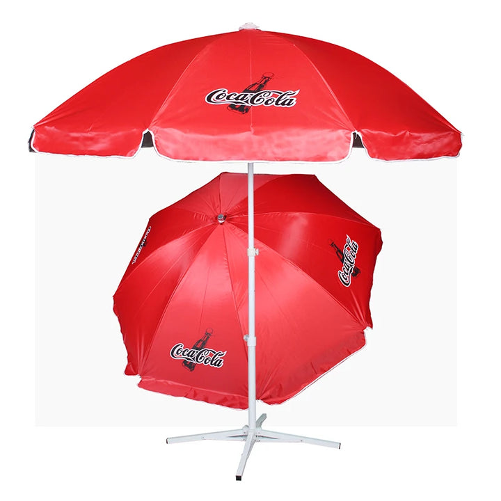 Customizable Manual Portable Beach Parasols - Gifthub SG