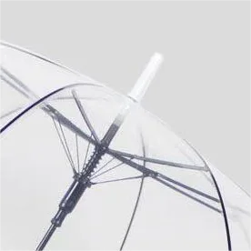 Custom Logo Transparent Automatic Clear Umbrella - Gifthub SG