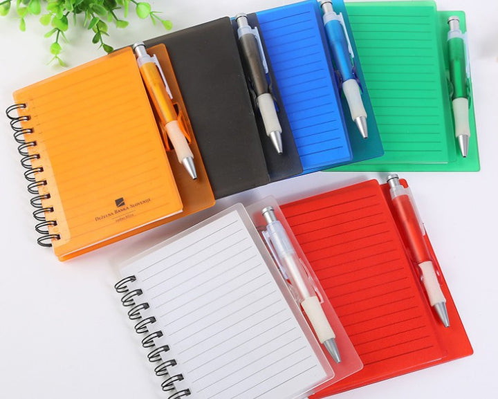 A6 COLORFUL NOTEBOOK WITH PEN