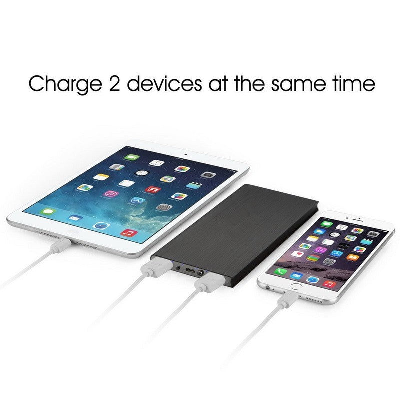 2 USB Outputs Powerbank with LED Light