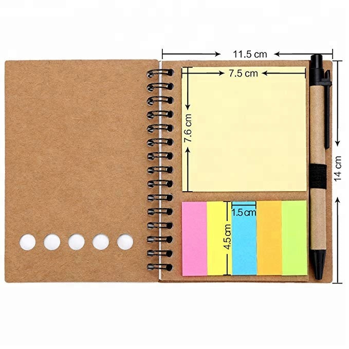 ECO NOTEPAD STICKY NOTES WITH PEN V2