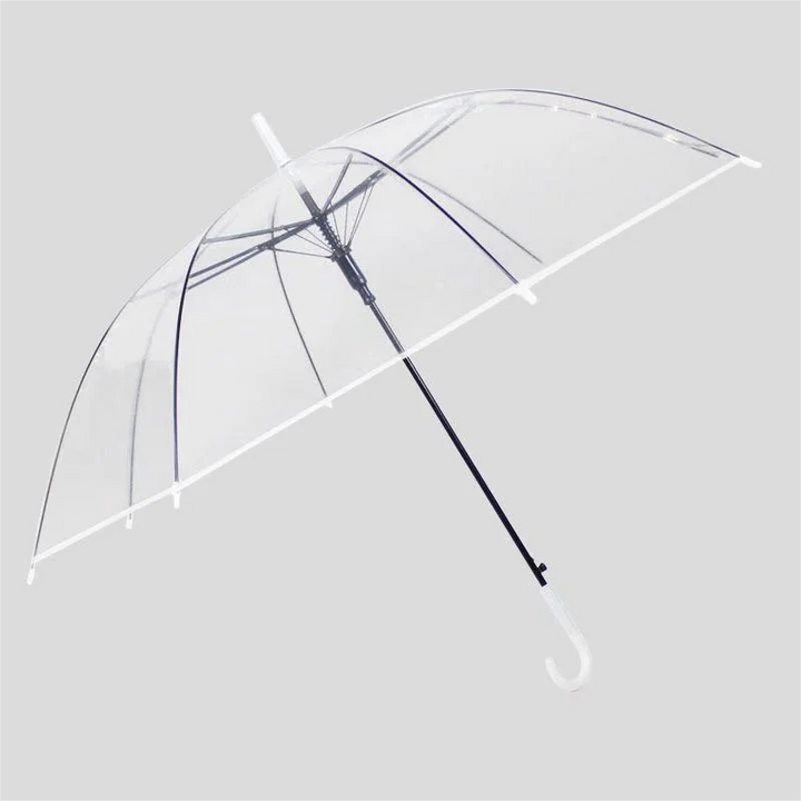 Custom Logo Transparent Automatic Clear Umbrella - Gifthub SG