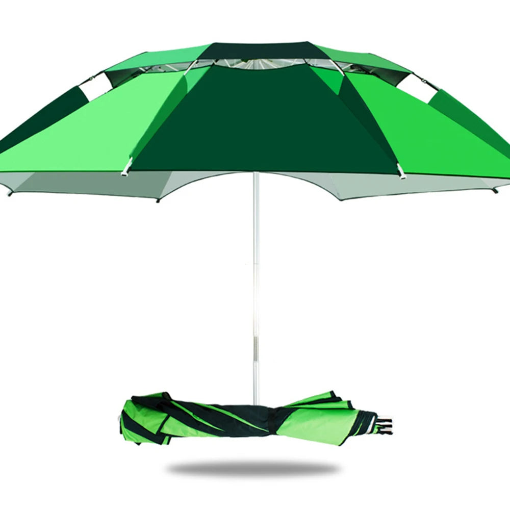 Portable Adjustable Sun Protection Beach Umbrella - Gifthub SG