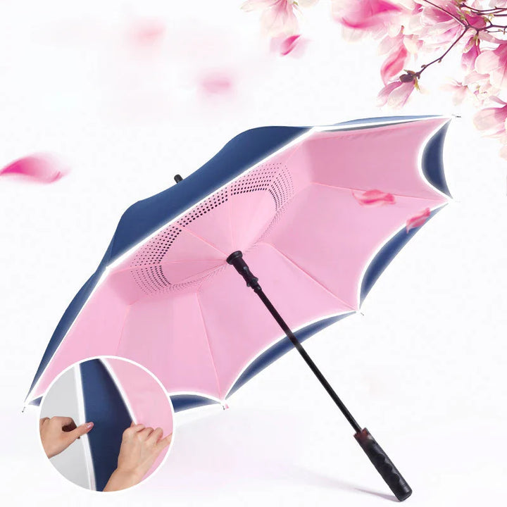 Windproof Automatic Double Inverted Umbrella - Gifthub SG