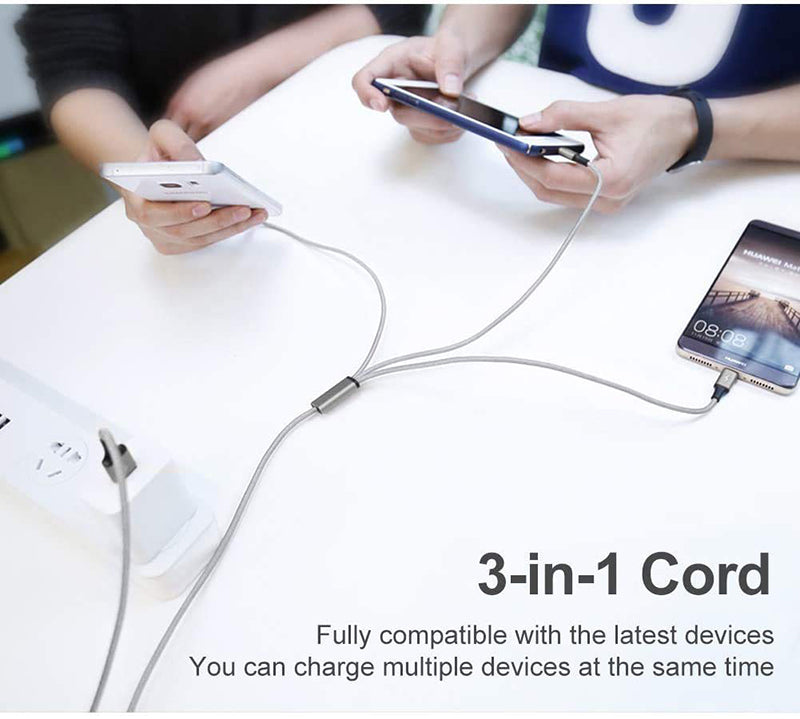 3 IN 1 FLASHY USB CHARGING CABLE - Gifthub SG