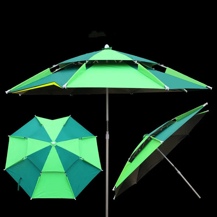 Portable Adjustable Sun Protection Beach Umbrella - Gifthub SG