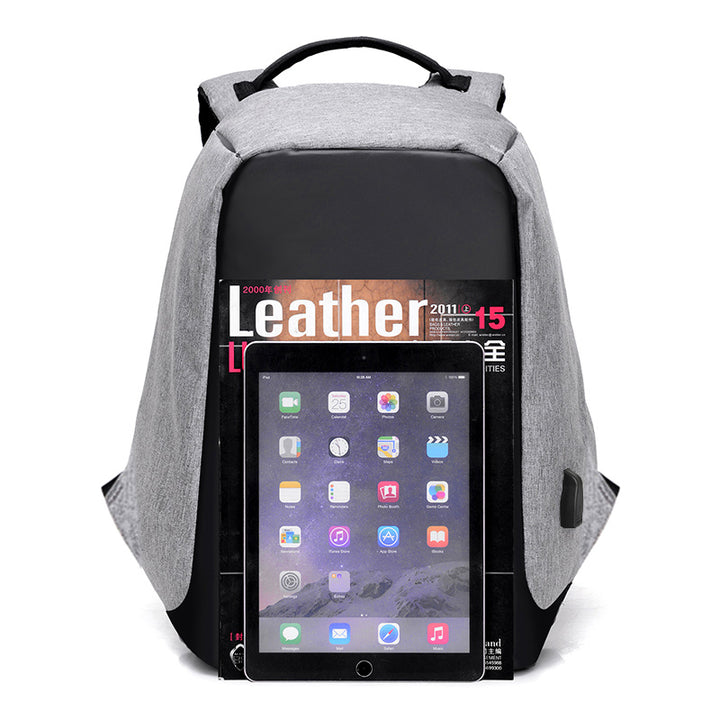 ANTI THEFT BACKPACK WITH USB PORT