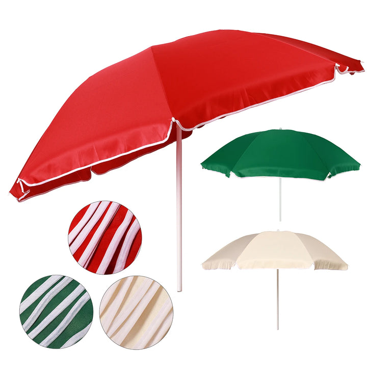 Customizable Manual Portable Beach Parasols - Gifthub SG