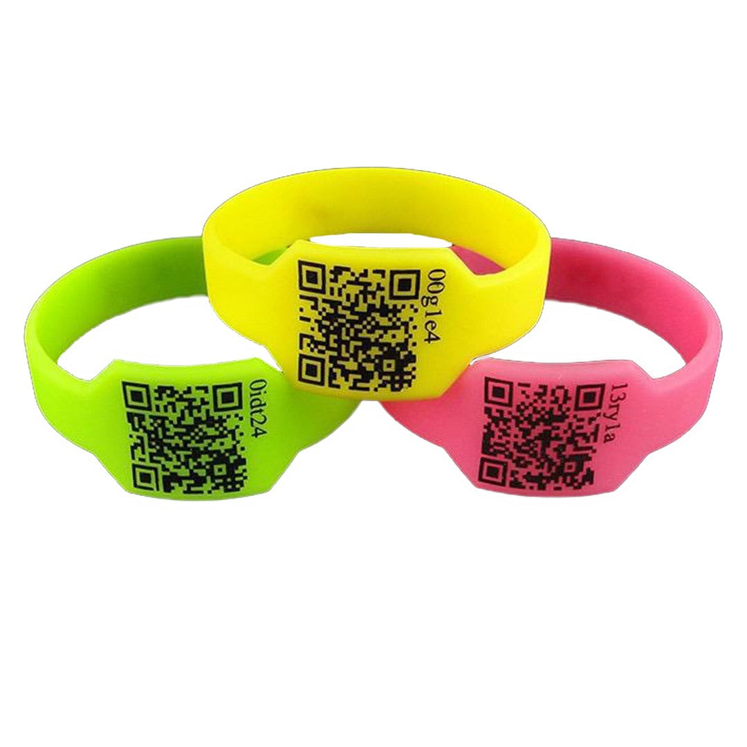 Wristband With QR Code