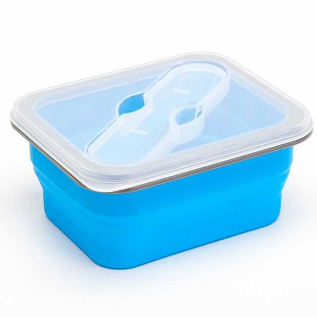 COLLAPSIBLE LUNCH BOX (W CUTLERY) Lunch Box by Gifthub SG | Gifthub SG