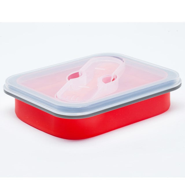 COLLAPSIBLE LUNCH BOX (W CUTLERY) Lunch Box by Gifthub SG | Gifthub SG