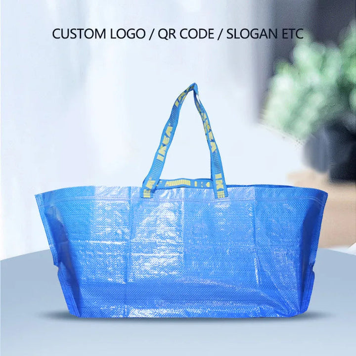 Double Handle Embroidered Logo Ikea Bag Non Woven Bag by Gifthub SG | Gifthub SG