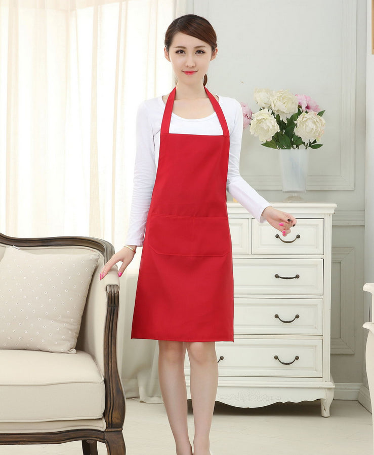 DOUBLE POCKET APRON Red 50 $6.77 FREE (12-14 days) Apron by Gifthub SG | Gifthub SG