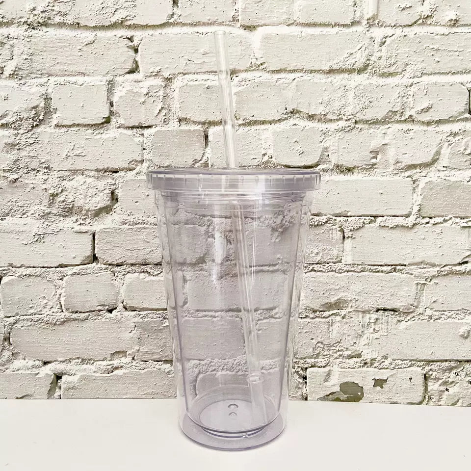 DOUBLE WALL STRAW TUMBLER 350ml tumbler by Gifthub SG | Gifthub SG