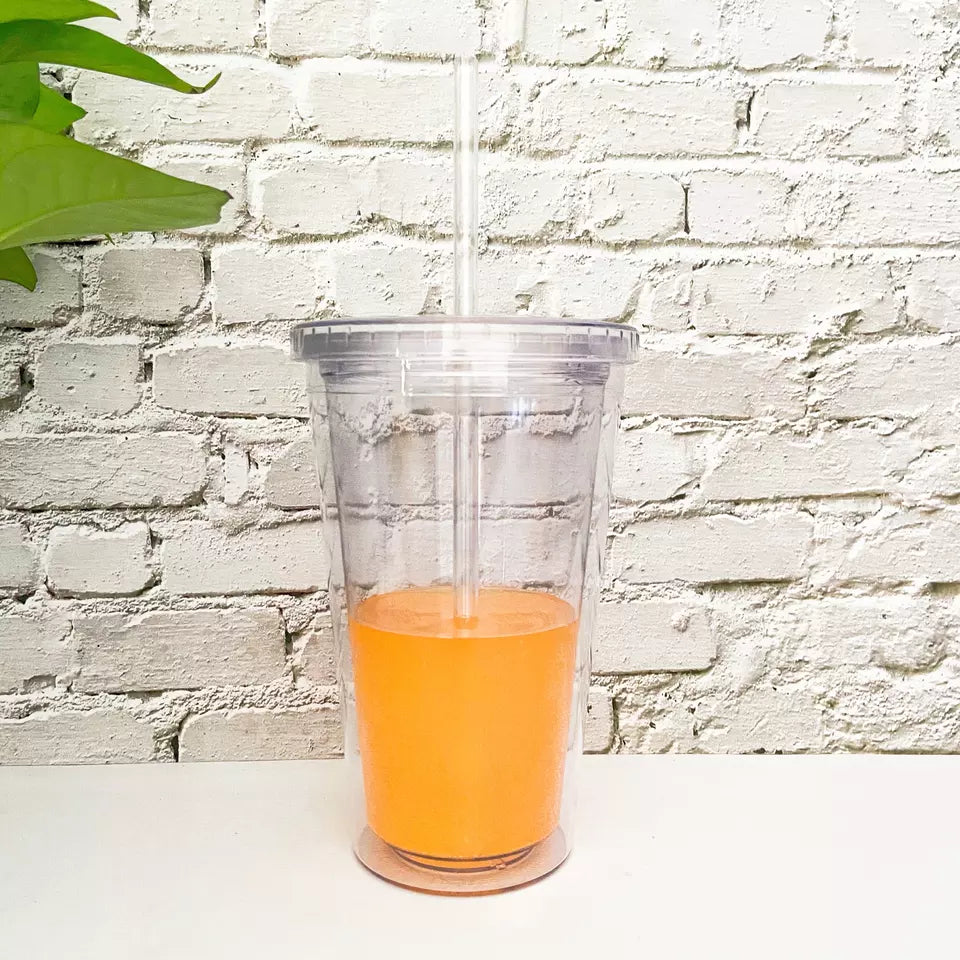 DOUBLE WALL STRAW TUMBLER 350ml tumbler by Gifthub SG | Gifthub SG