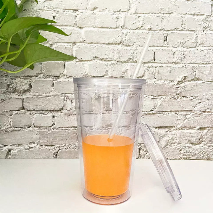 DOUBLE WALL STRAW TUMBLER 350ml tumbler by Gifthub SG | Gifthub SG