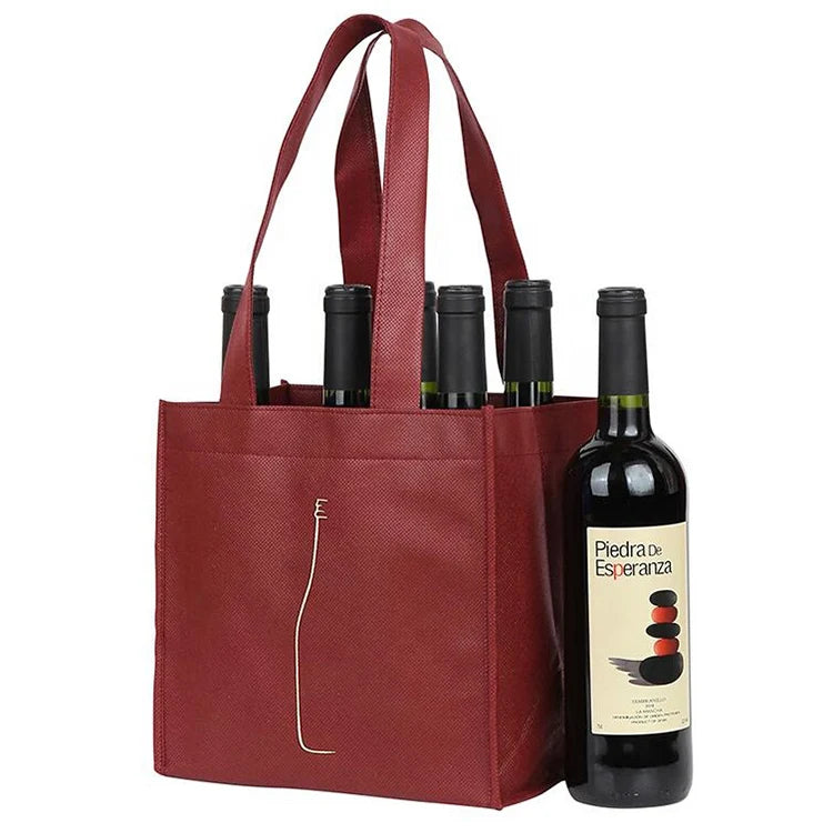 Eco-friendly Wine Bottle Bags Non Woven Bag by Gifthub SG | Gifthub SG