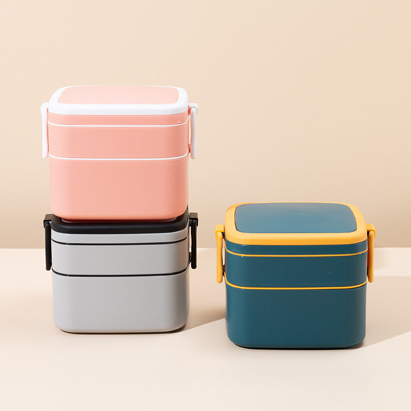 ECO LUNCHBOX (DOUBLE LAYER) Lunch Box by Gifthub SG | Gifthub SG