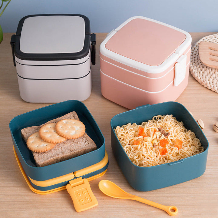 ECO LUNCHBOX (DOUBLE LAYER) Lunch Box by Gifthub SG | Gifthub SG