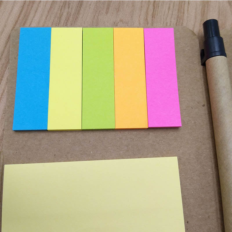 Retangle Note Pad Eco Rectangle Notepad with Pen | Recycled Paper Writing Set | GiftHub ...