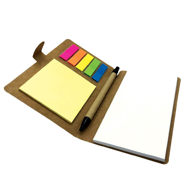 Retangle Note Pad ECO RECTANGLE NOTEPAD WITH PEN | Custom Pen Singapore – Gifthub SG