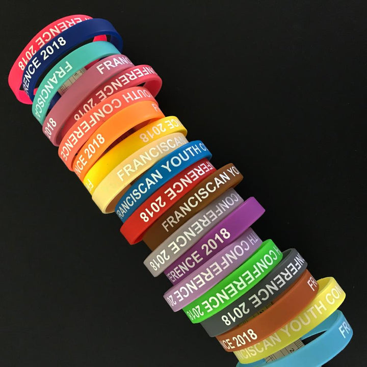 Embossed Silicone Wristbands Wristbands by Gifthub SG | Gifthub SG