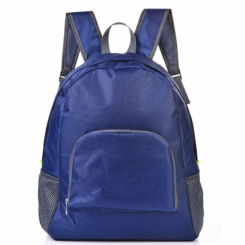 FOLDABLE TRAVEL BACKPACK Navy Blue 100 $9.80 FREE (12-14 days) Backpack by Gifthub SG | Gifthub SG